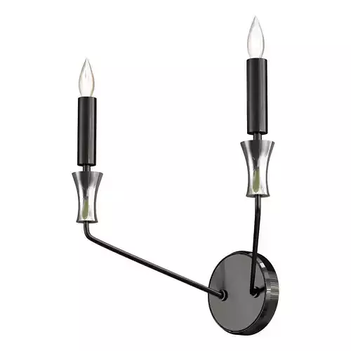 lightstar wall sconce with two candles