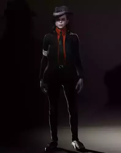 Michael Jackson High quality character full Rigged and Animated  3D model