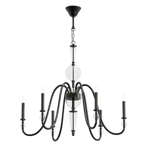 lightstar chandelier with glass shades