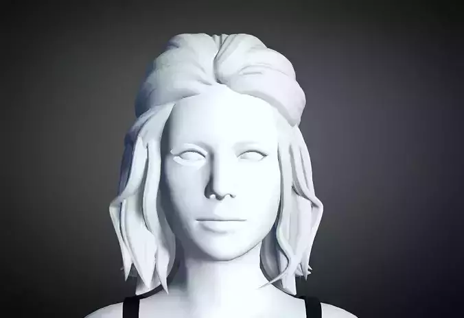 3D Hair style for Female 57 3D model