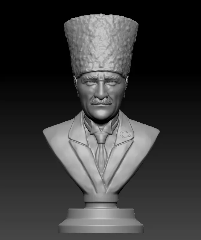 ATATURK BUST 3D print model_0