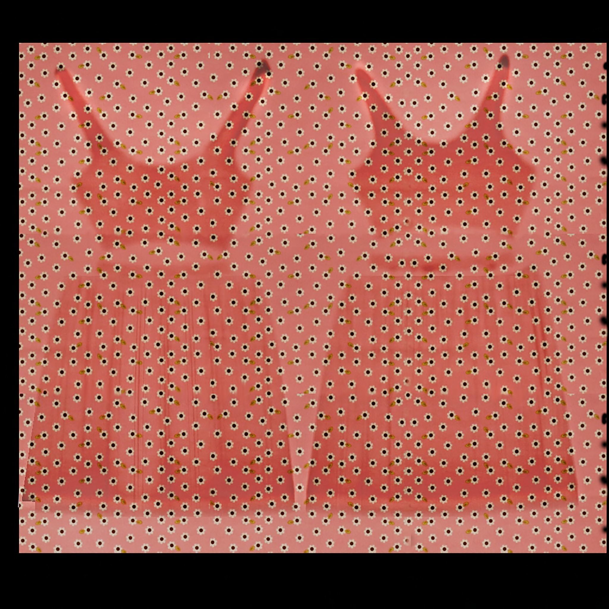 Casual Ruffled Skirt Midi Dress Sleeveless Tank Dress Low-poly 3D model_11