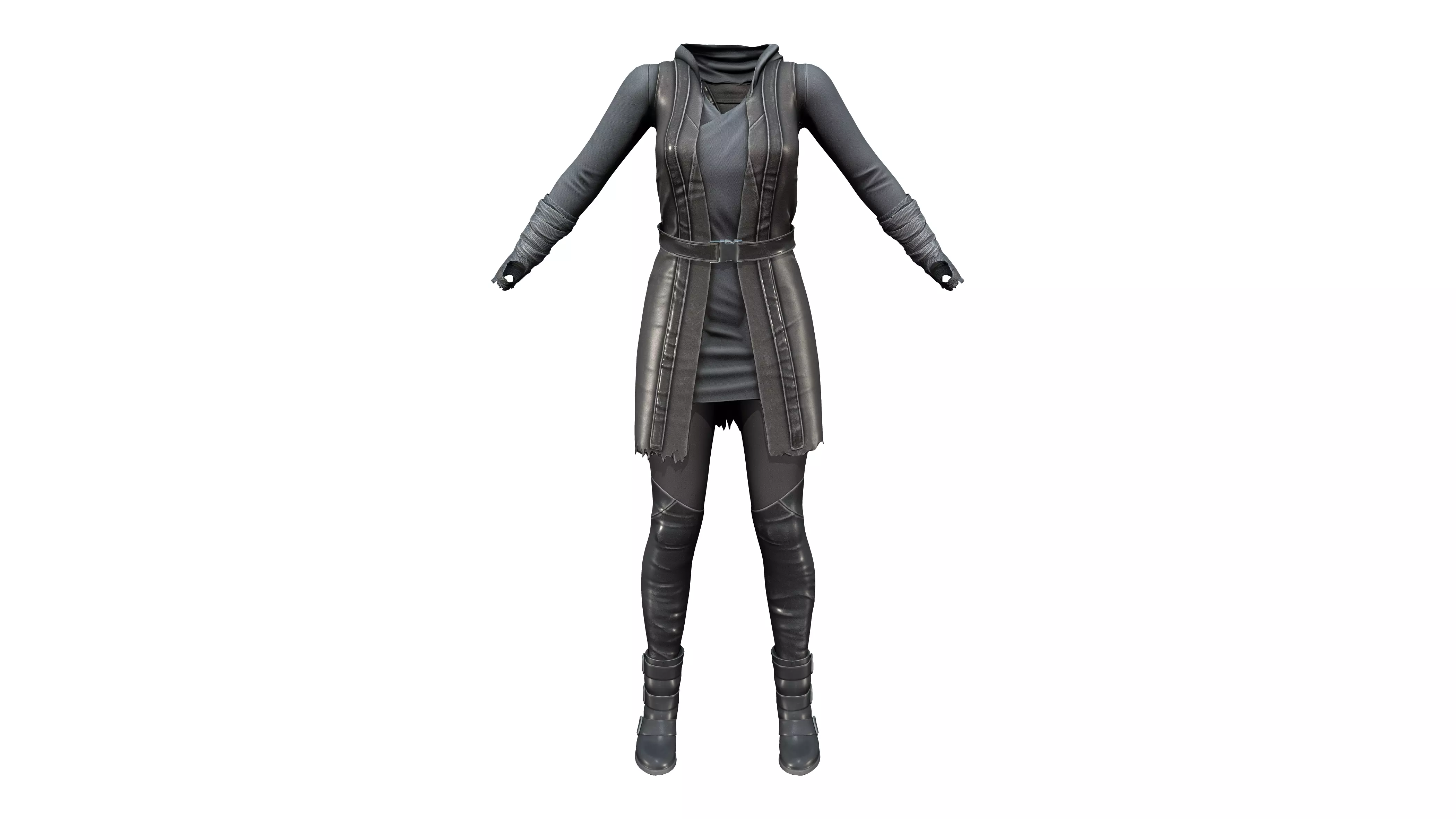 Space Ambassador Full Outfit Low-poly 3D model