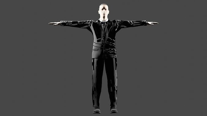 office employees 3D model