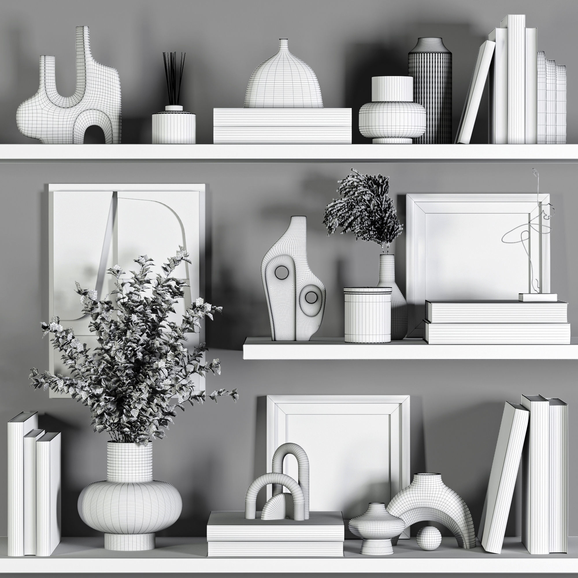 decorative set Vol018 3D model_5