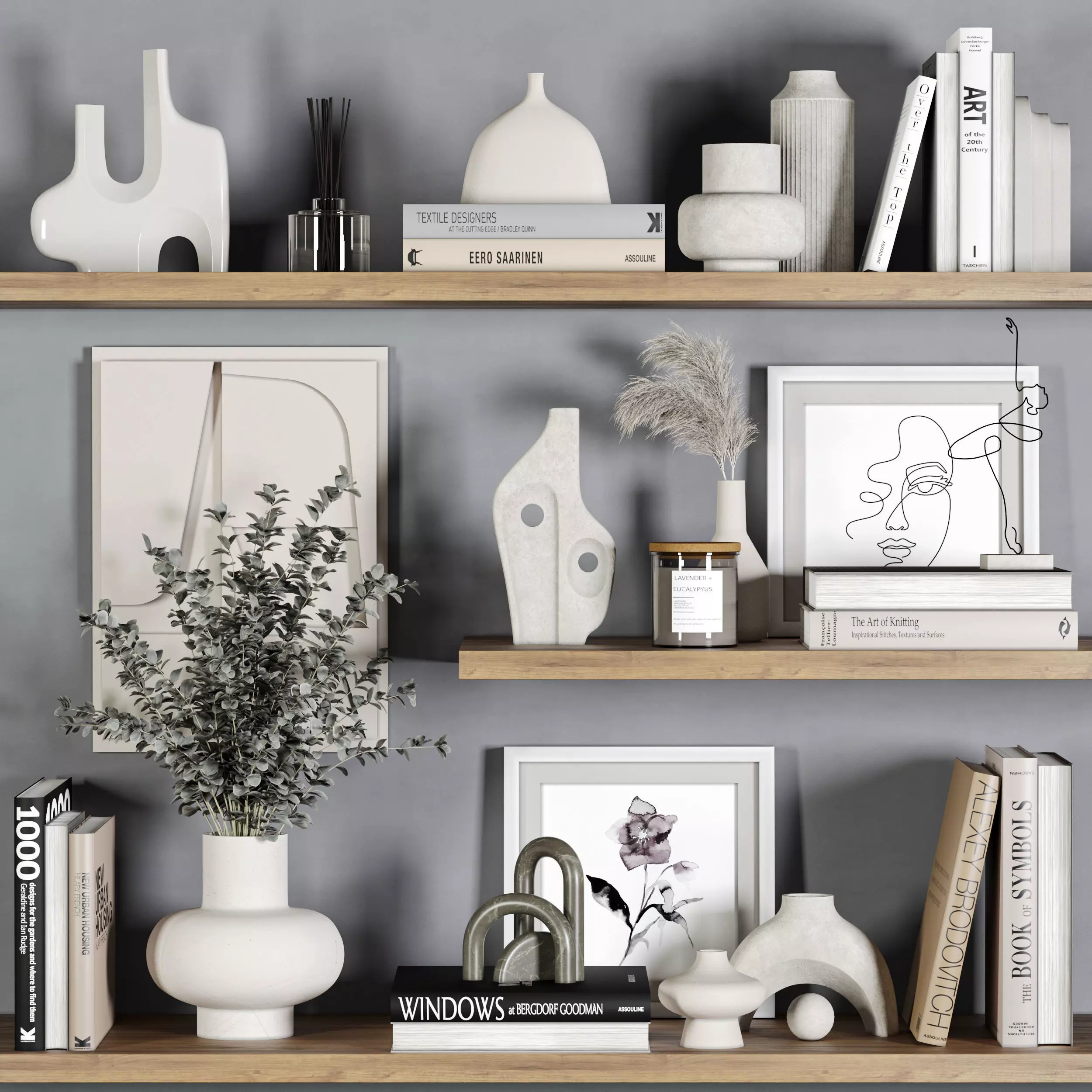 decorative set Vol018 3D model_0