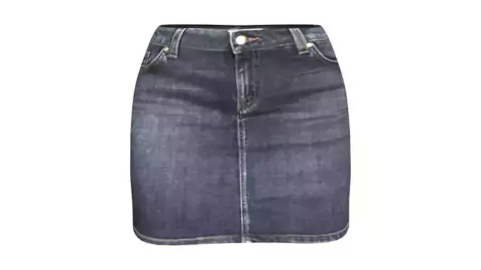 Mini Denim Skirt