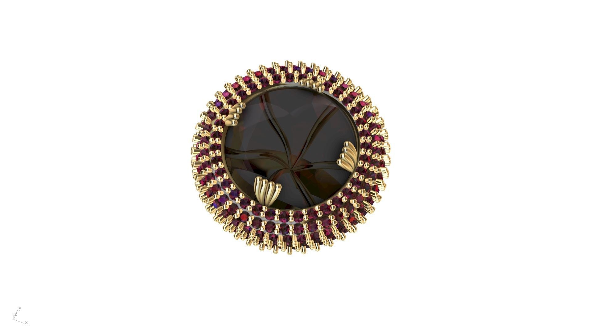 dome ring stl verified  3D print model_8