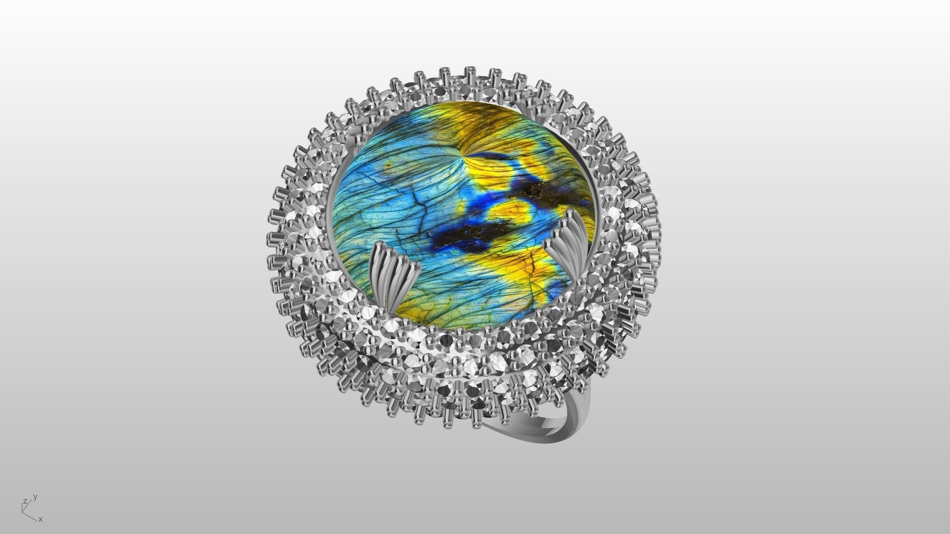 dome ring stl verified  3D print model_26