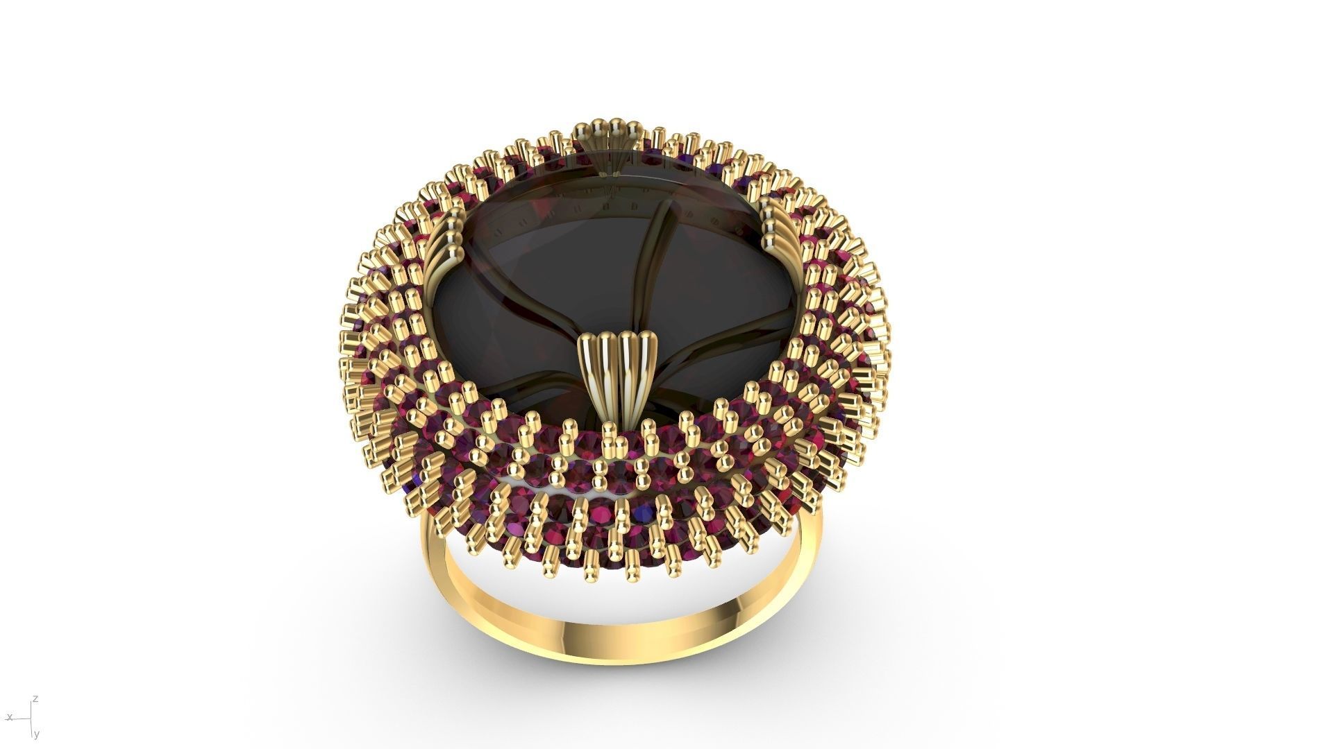 dome ring stl verified  3D print model_10