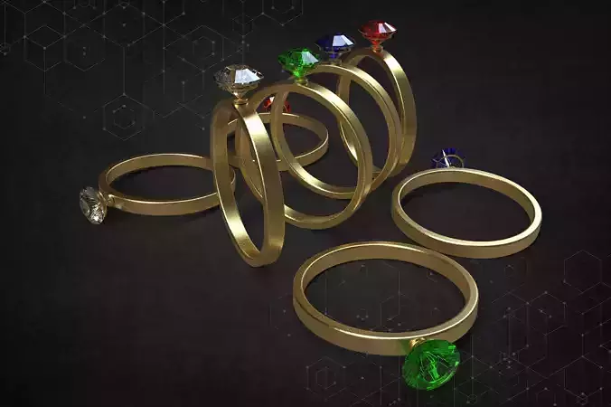 Ring Five 3D model