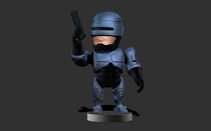 RoboCop Chibi 3D print model