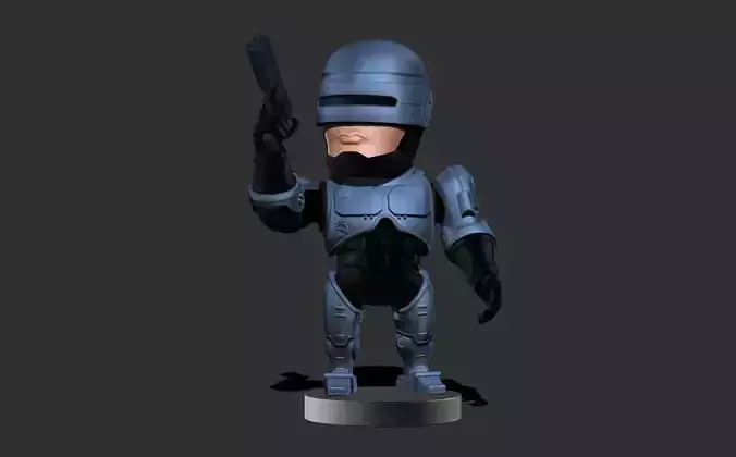 RoboCop Chibi 3D print model
