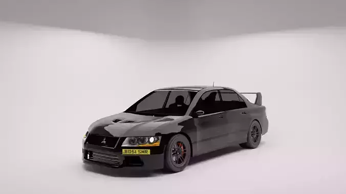 Mitsubishi evo 7  3D model