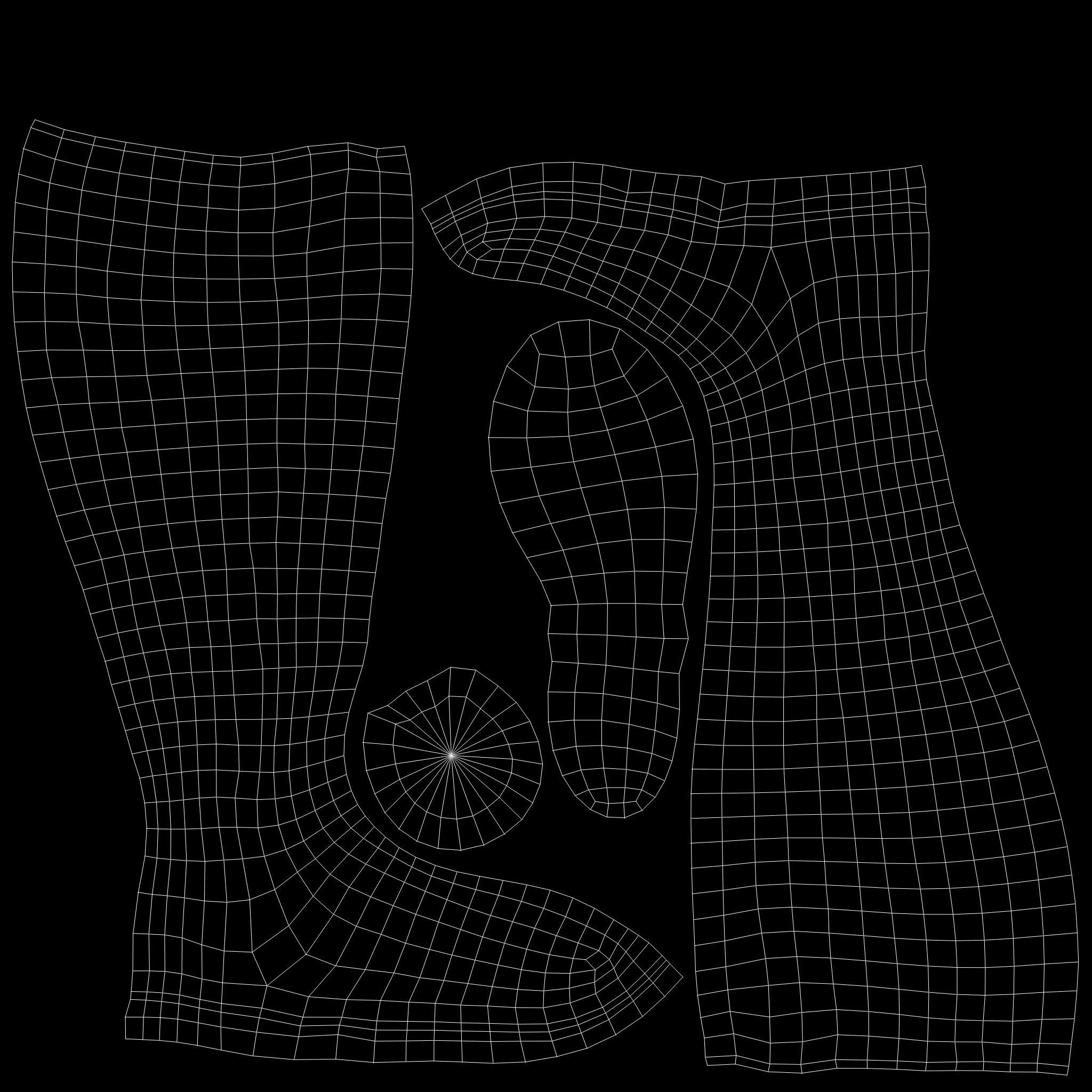 Futuristic Sci-Fi Full Outfit Jacket Pants Arm Shield Low-poly 3D model_16