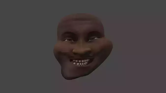 TROL-004 Troll Face 3D model