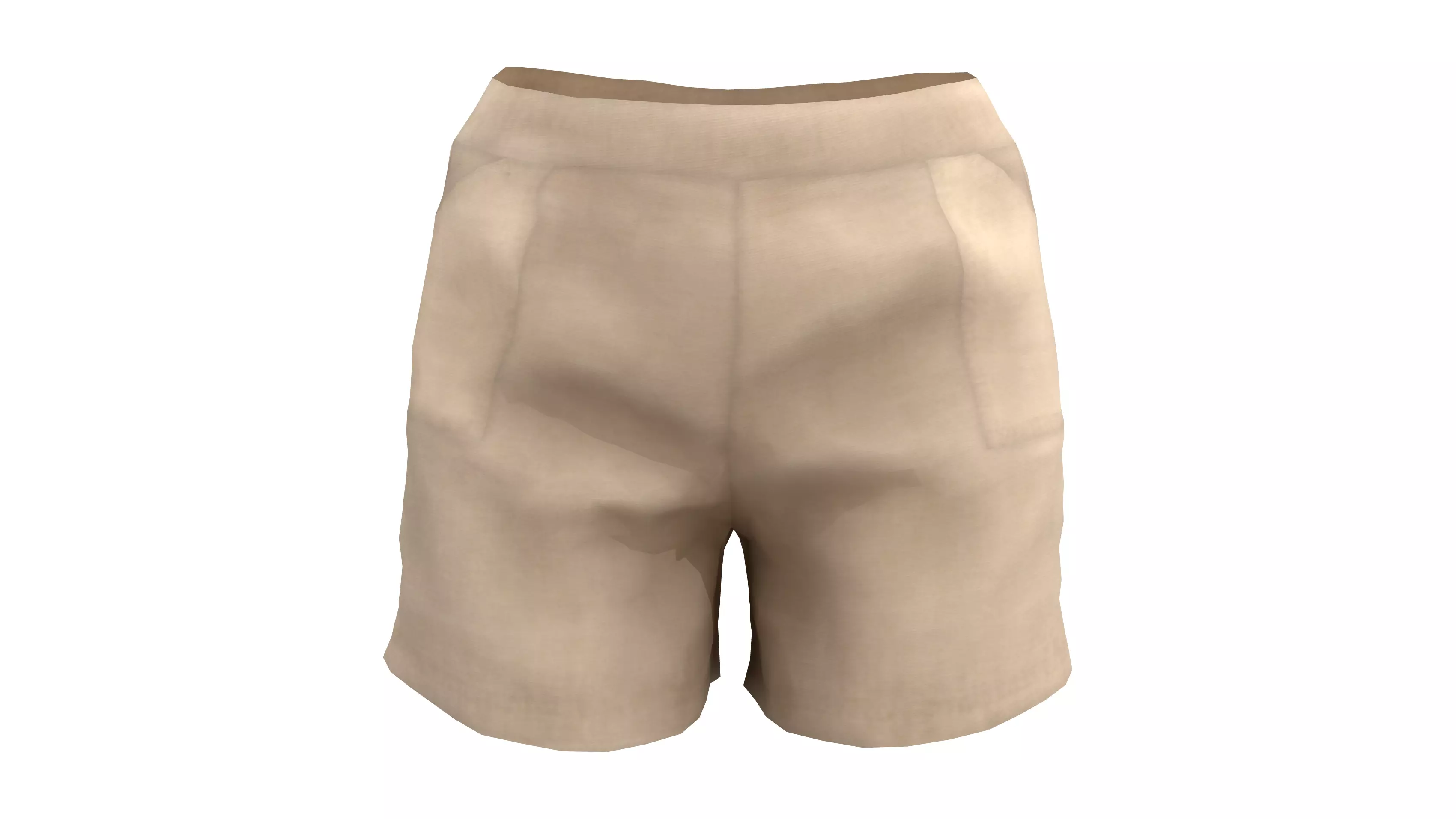 Short Pants Low-poly 3D model_0