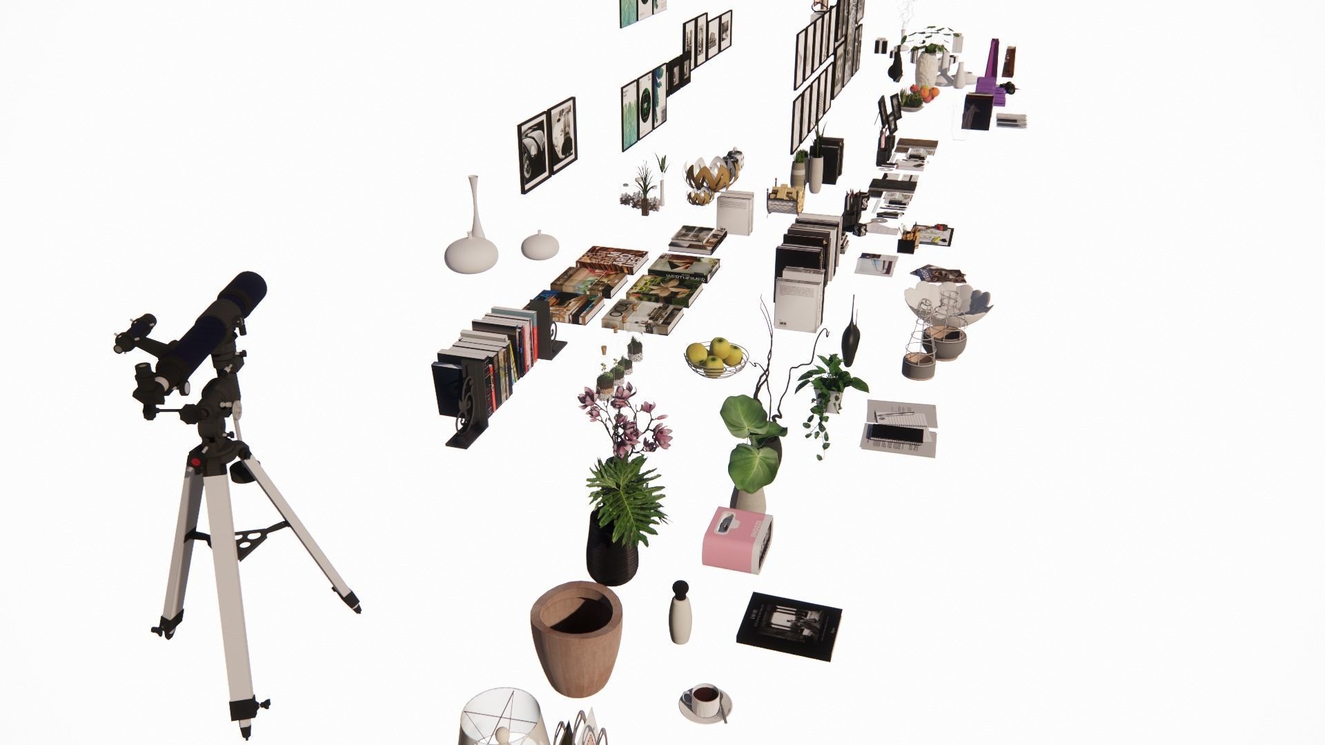 Accessories decoration interior 3d model Part 2 3D model_2