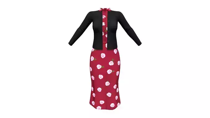 Long Dress Jacket Outfit