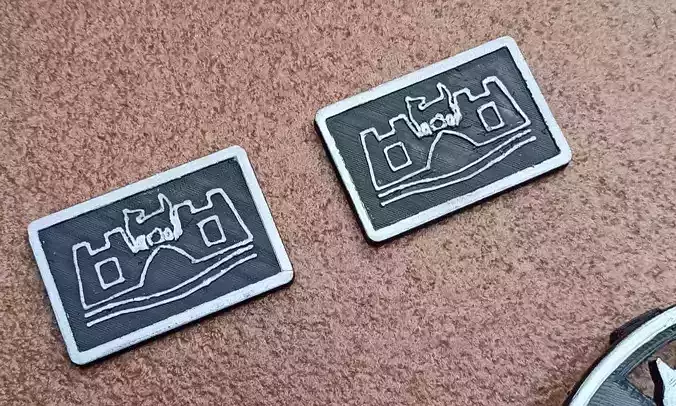 LOGO WOLFSBURG LATERAL GOLF MK1 MK2 MK3