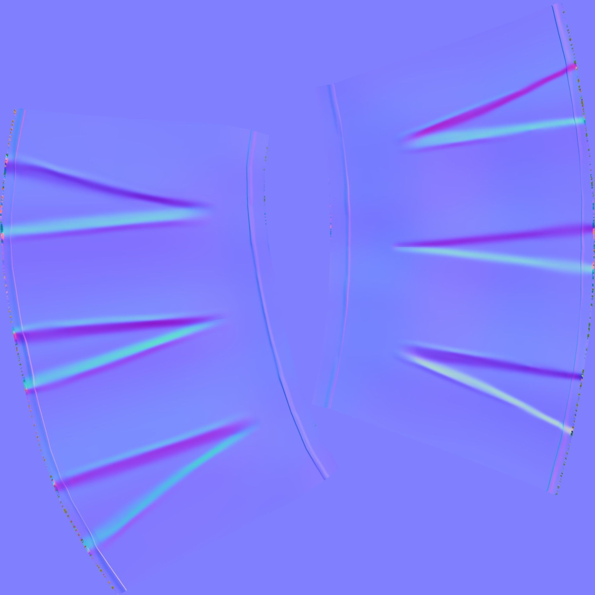 Ladies Pleated Short Skirt Low-poly 3D model_12