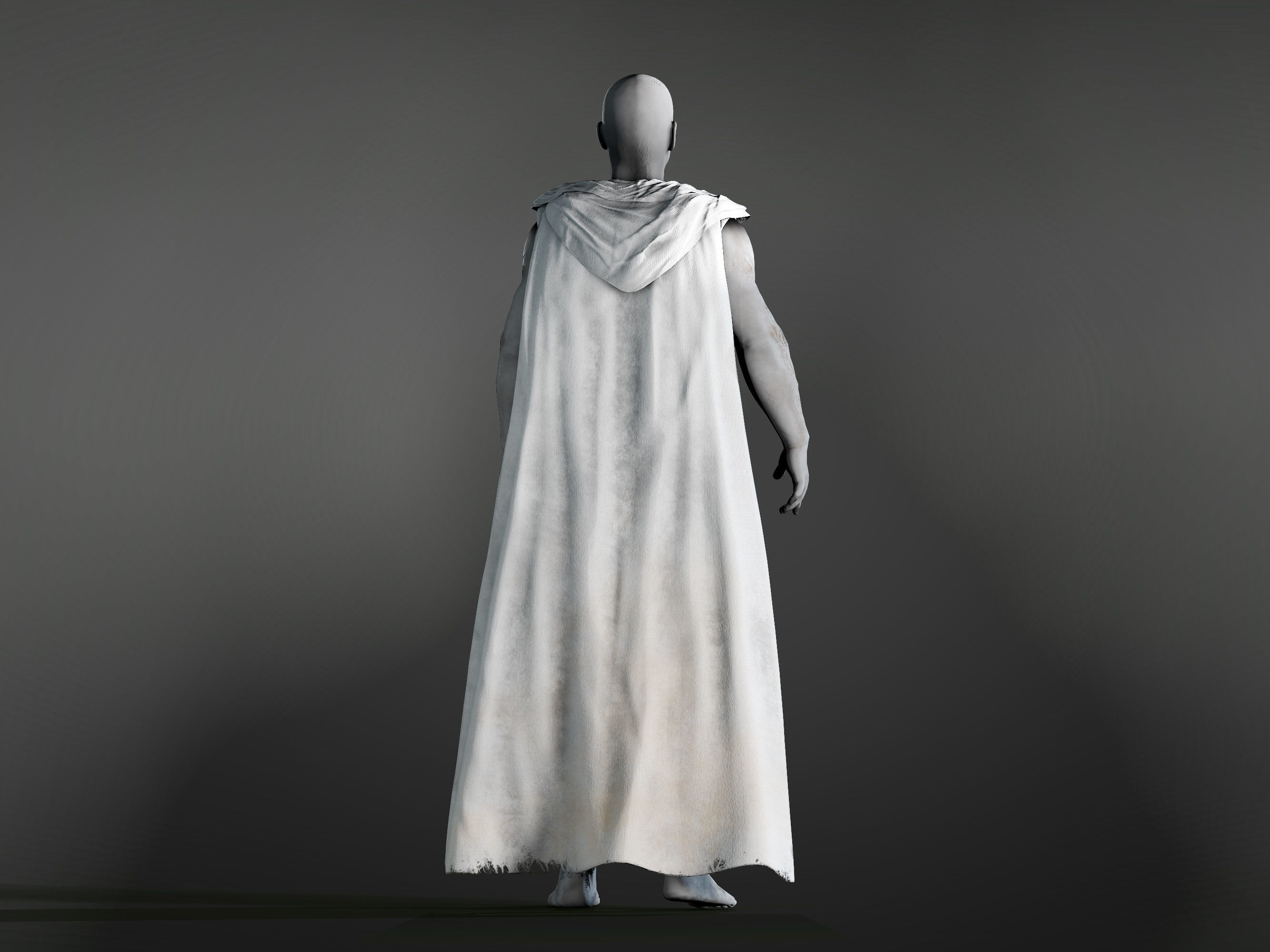 Gorr God Butcher Low-poly 3D model_3