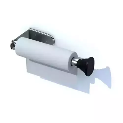 Silver Metal Toilet Paper Holder