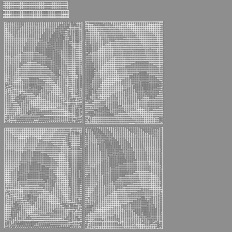 Loop handle plastic bag stand Low-poly 3D model_5