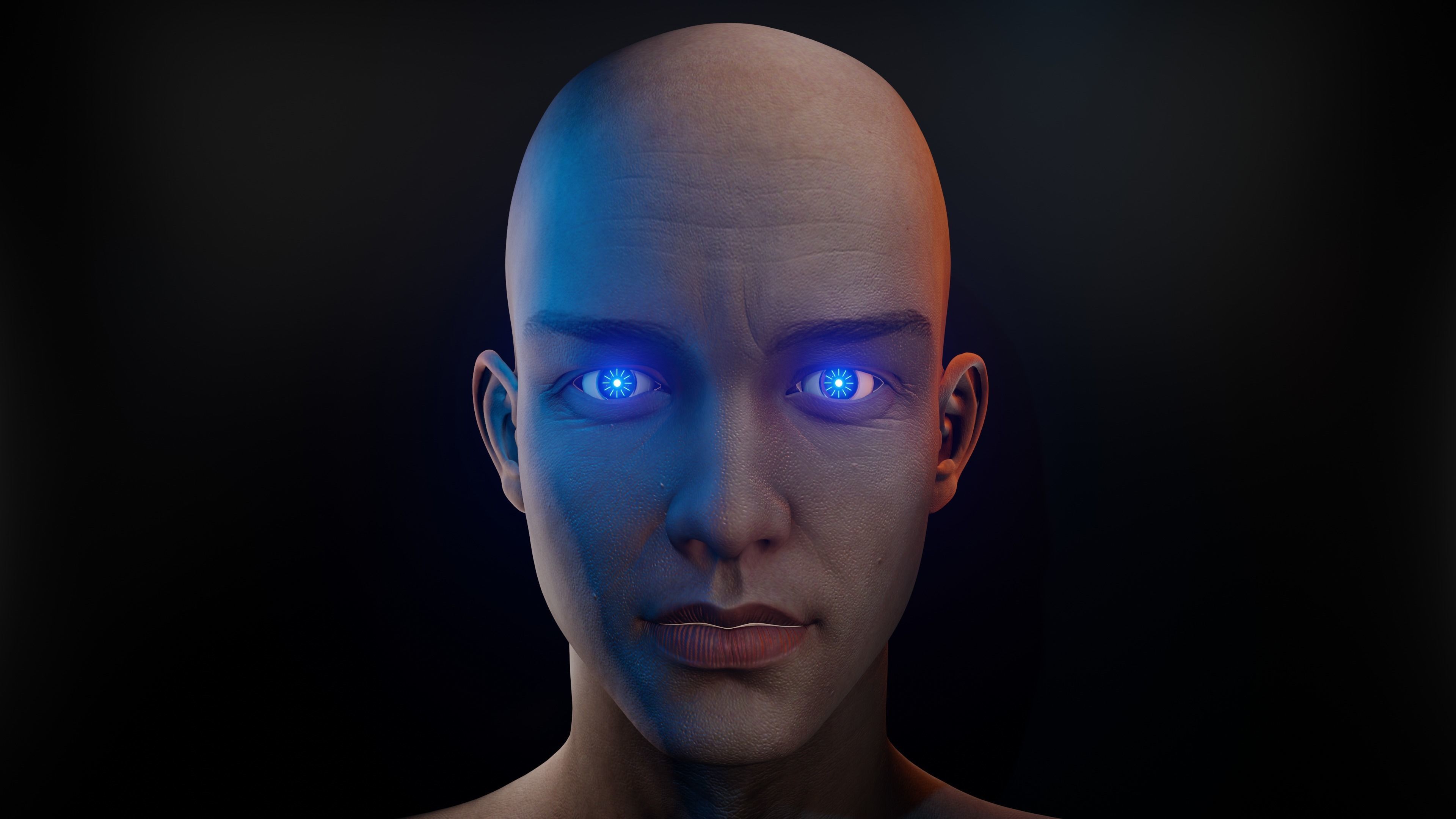 Prosthetic eyes pack 2 Low-poly 3D model_5