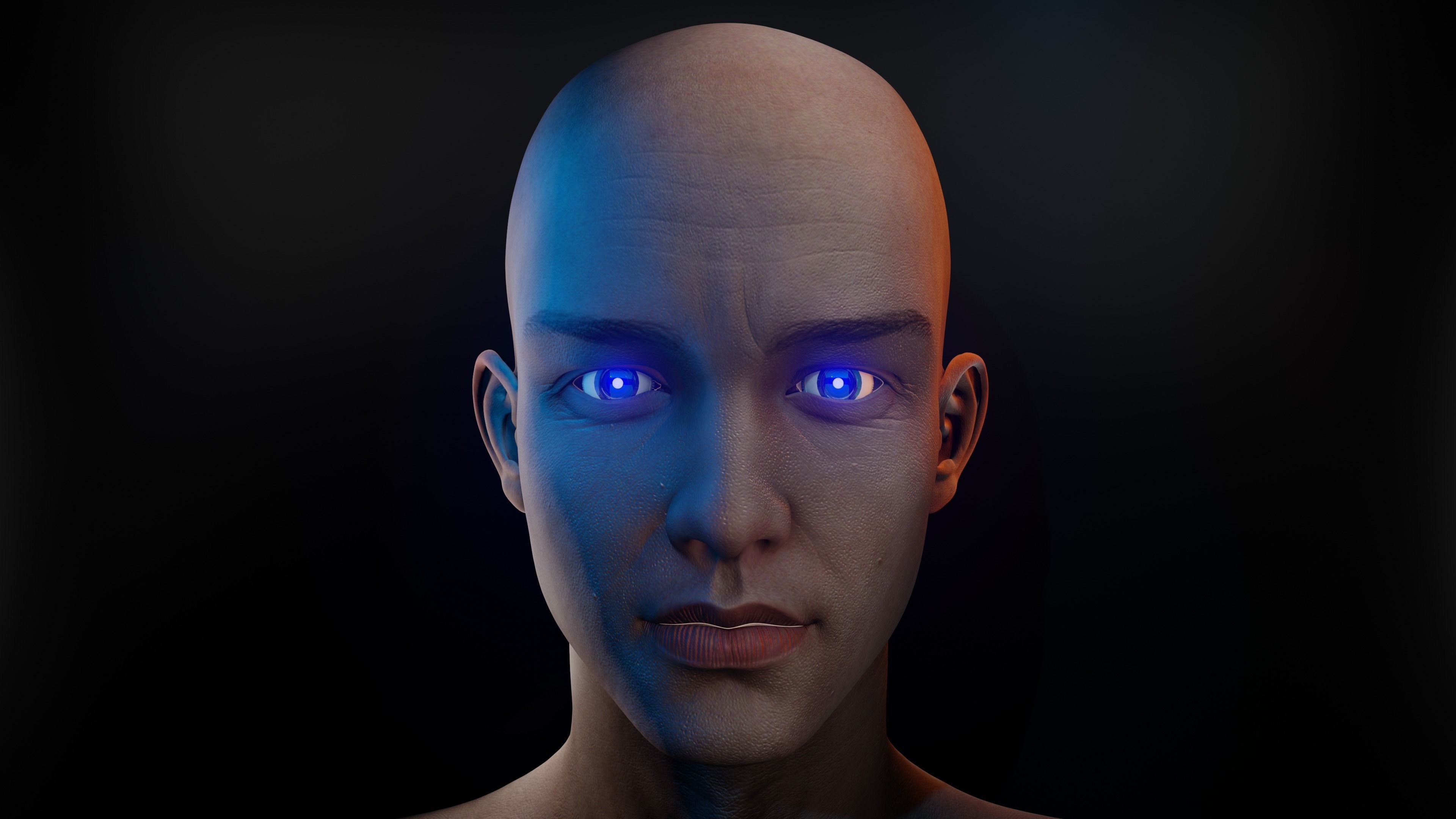 Prosthetic eyes pack 2 Low-poly 3D model_7