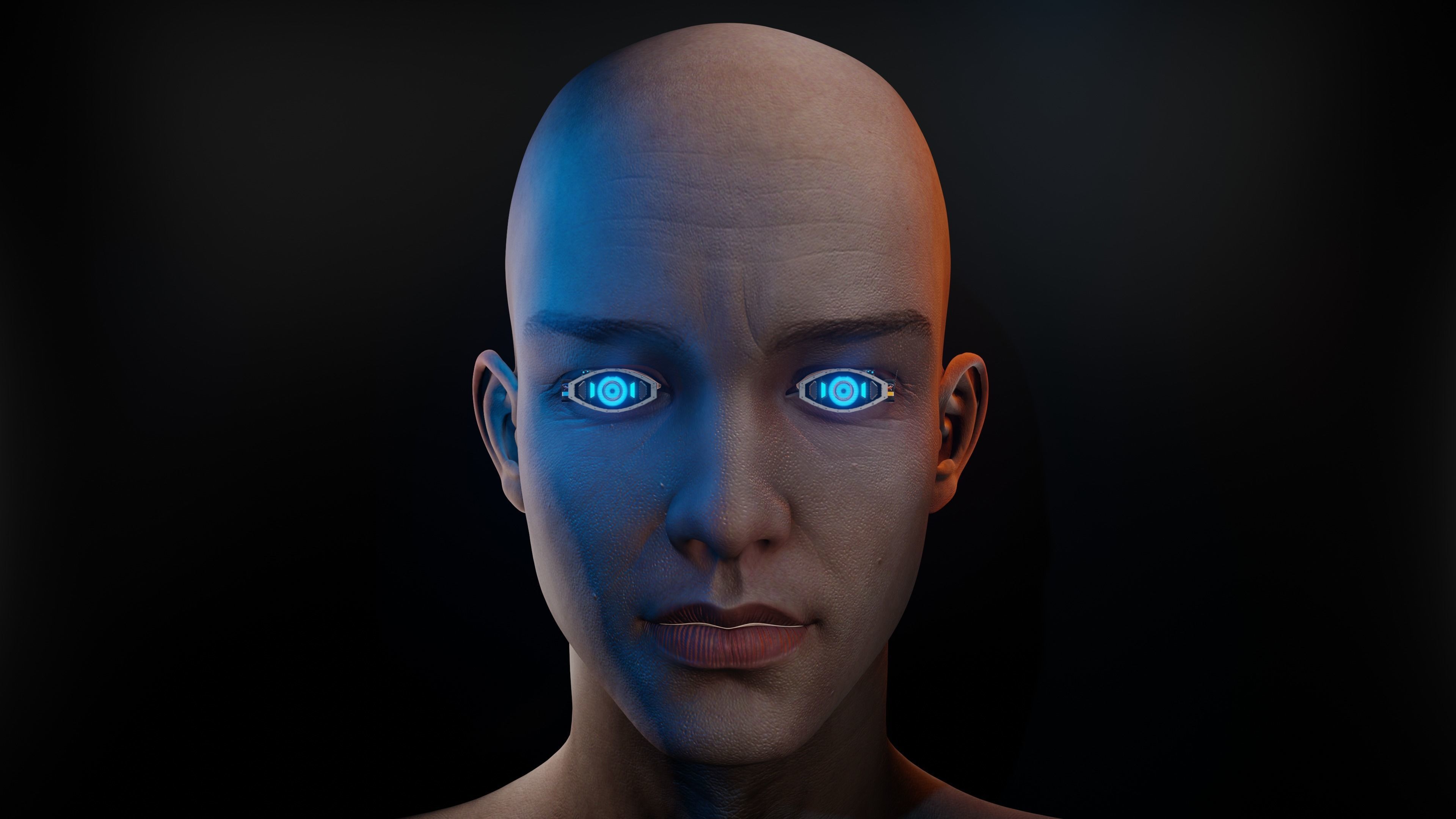 Prosthetic eyes pack 2 Low-poly 3D model_13
