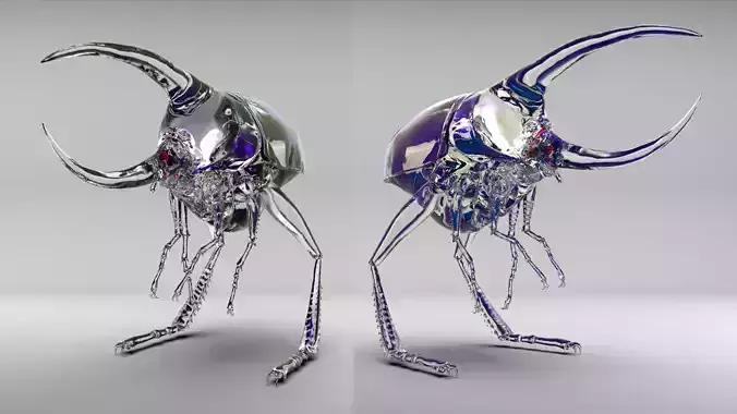 A monster based on the shape of an insect ----  3D model