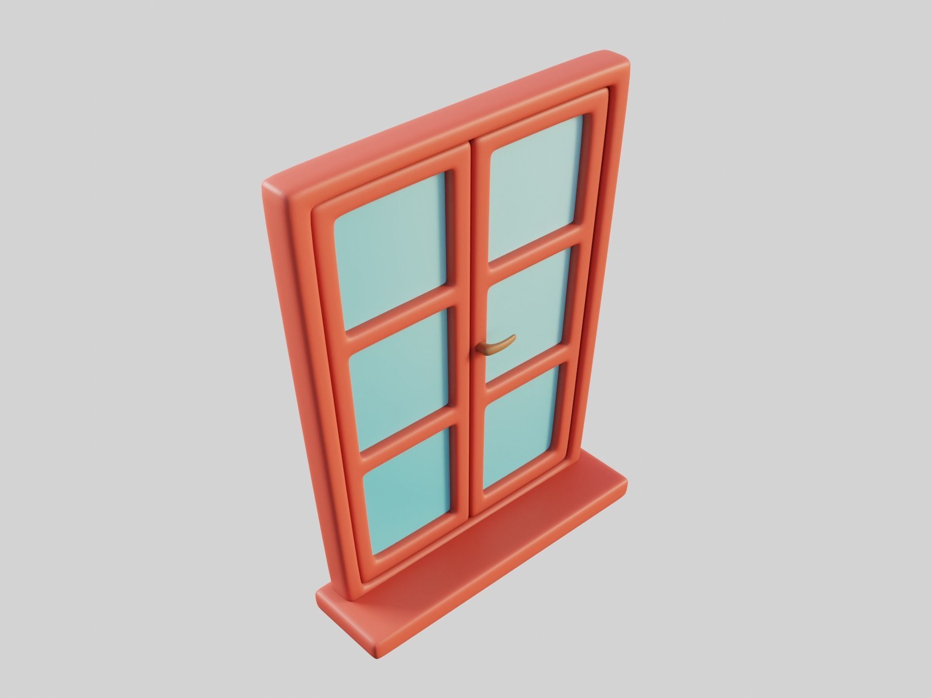 Cartoon Window 8b 3D model_10