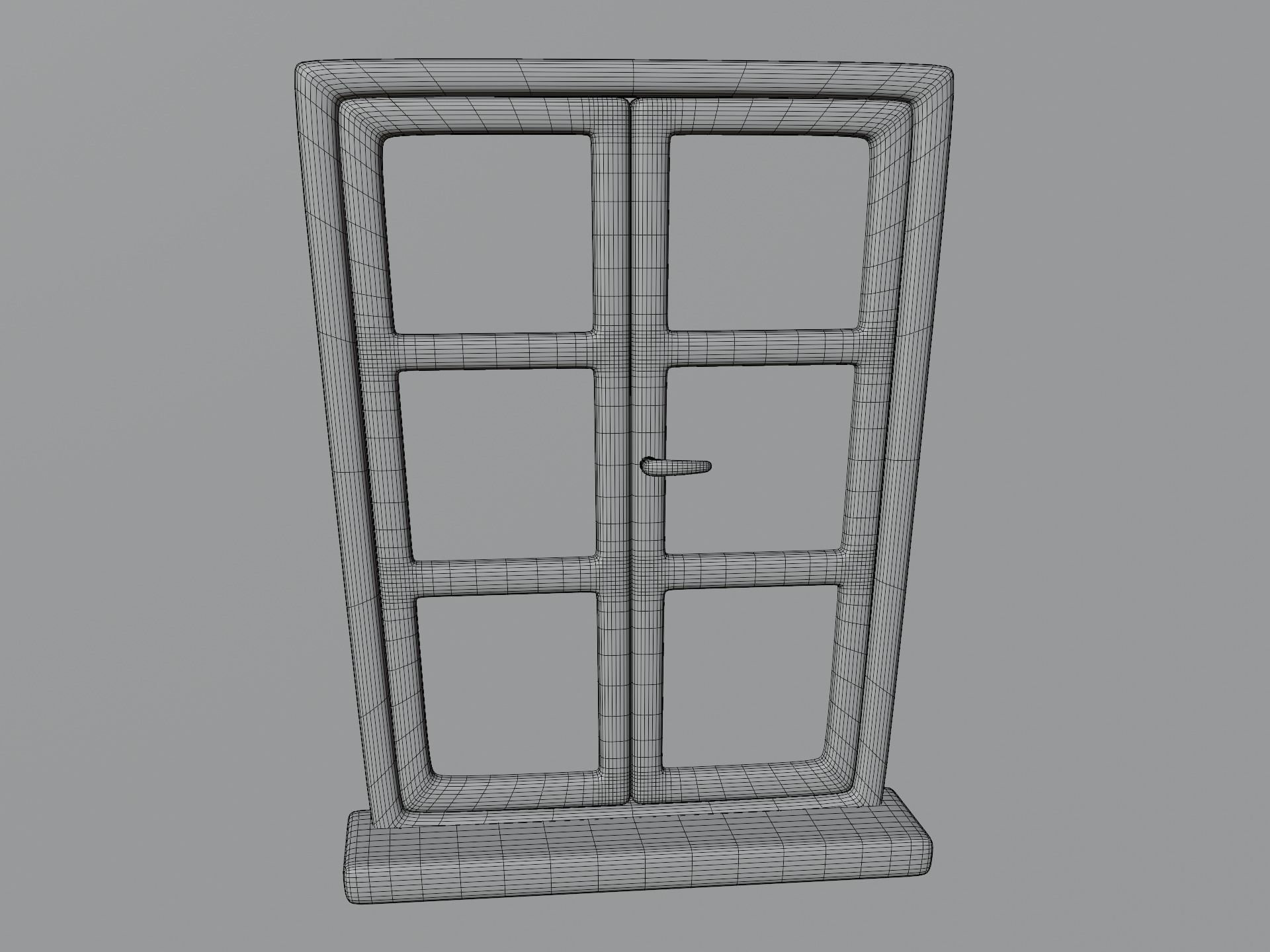 Cartoon Window 8b 3D model_11