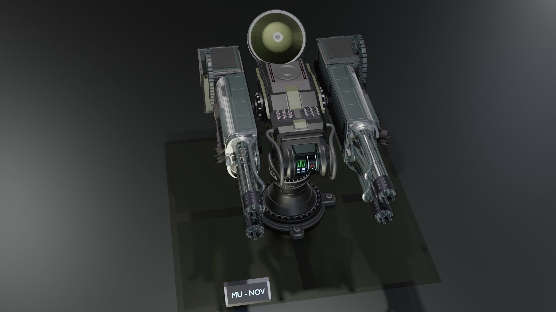 Launchers Anti-aircraft installation Missile complex 3D Model Collection_41