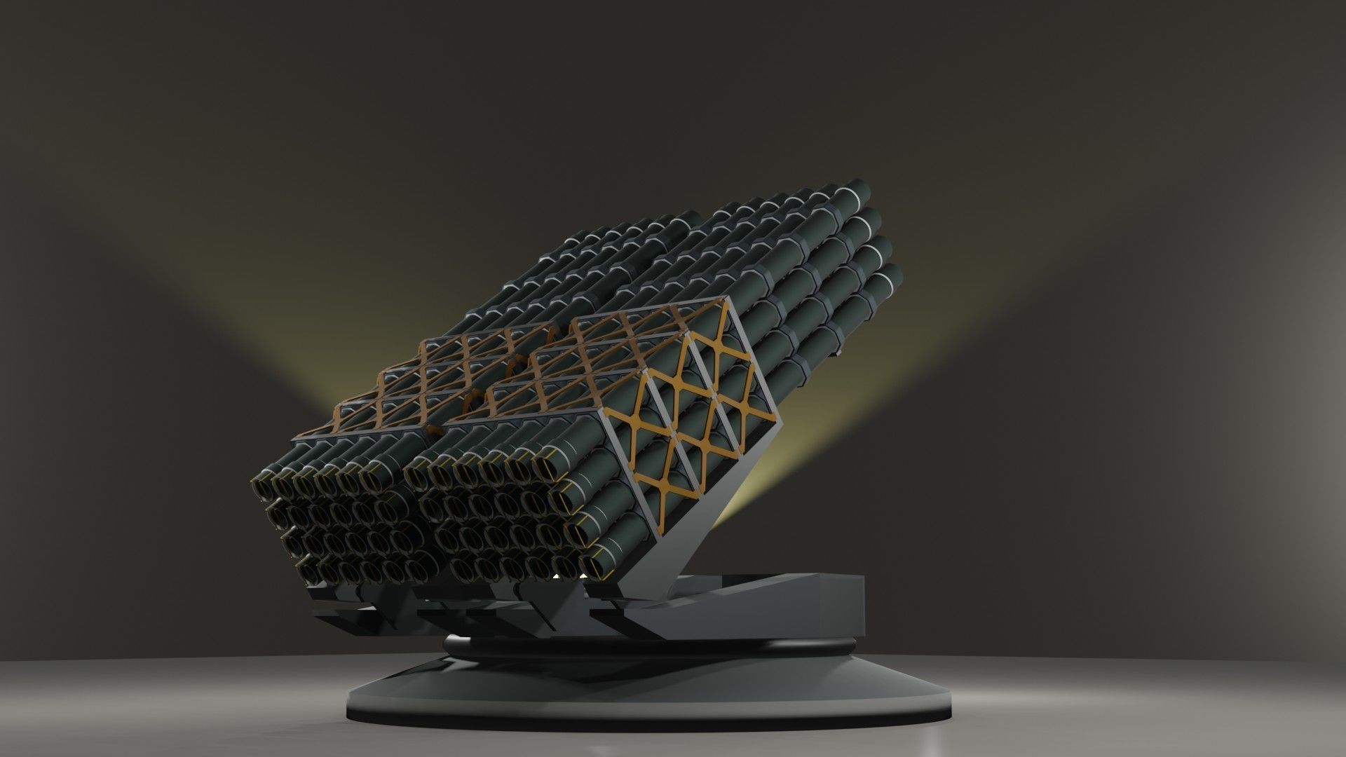 Launchers Anti-aircraft installation Missile complex 3D Model Collection_20