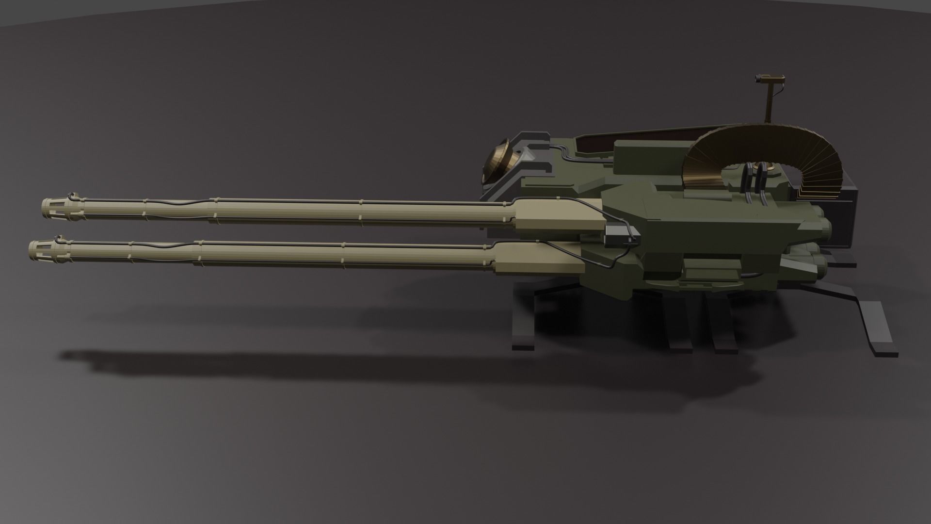 Launchers Anti-aircraft installation Missile complex 3D Model Collection_95