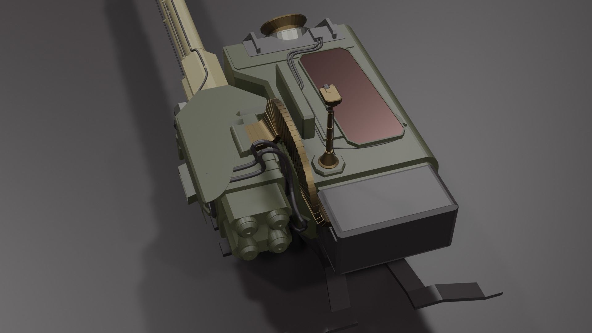 Launchers Anti-aircraft installation Missile complex 3D Model Collection_94