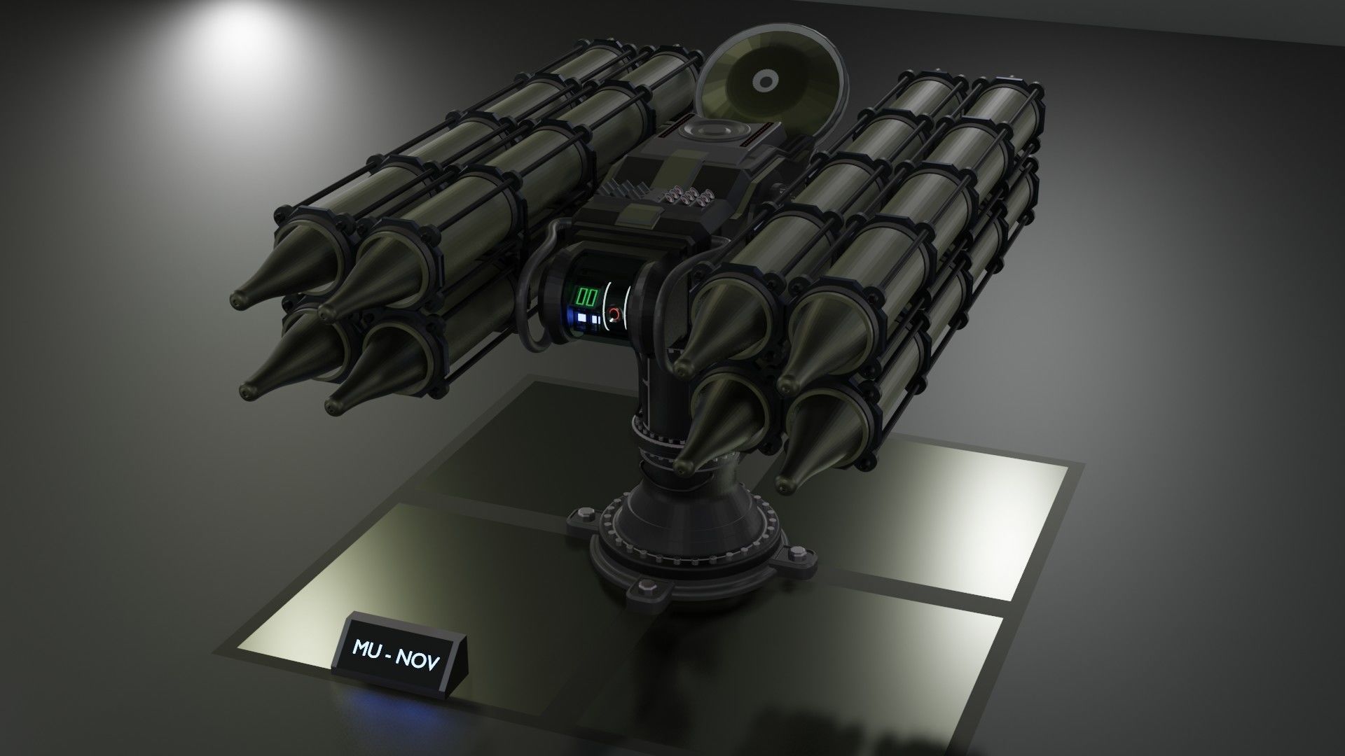 Launchers Anti-aircraft installation Missile complex 3D Model Collection_17