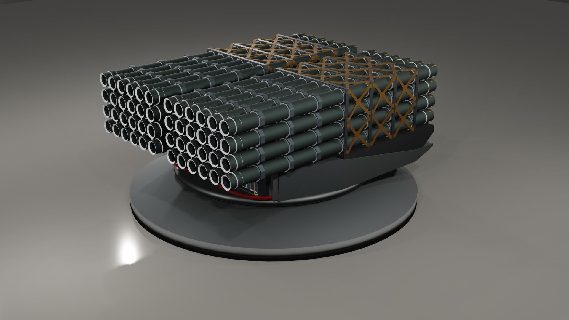 Launchers Anti-aircraft installation Missile complex 3D Model Collection_31