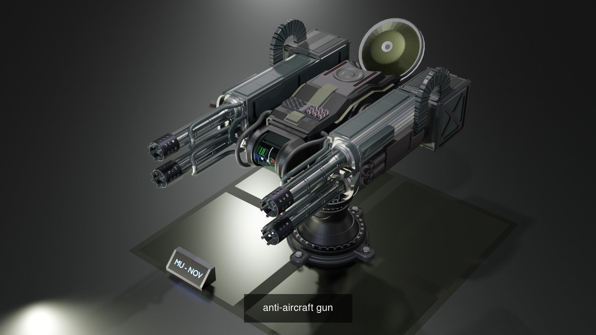 Launchers Anti-aircraft installation Missile complex 3D Model Collection_4