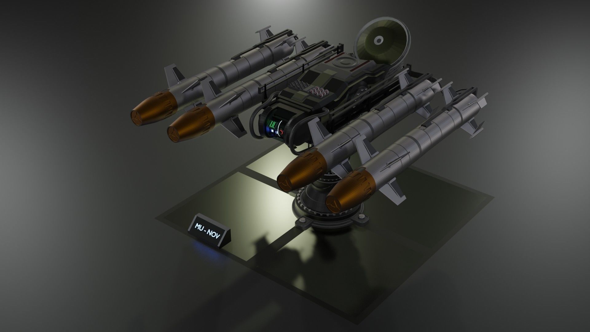 Launchers Anti-aircraft installation Missile complex 3D Model Collection_60