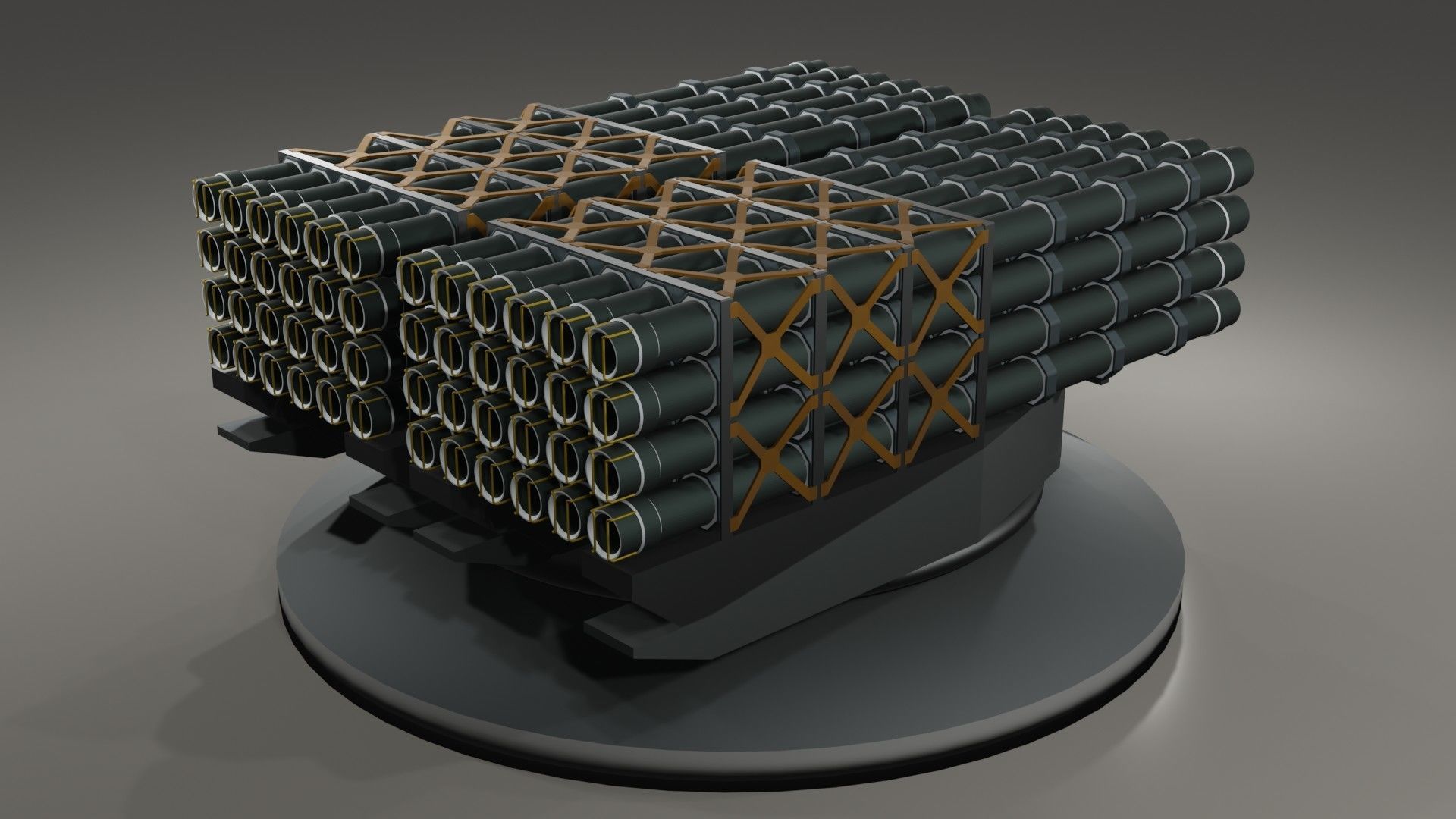 Launchers Anti-aircraft installation Missile complex 3D Model Collection_28