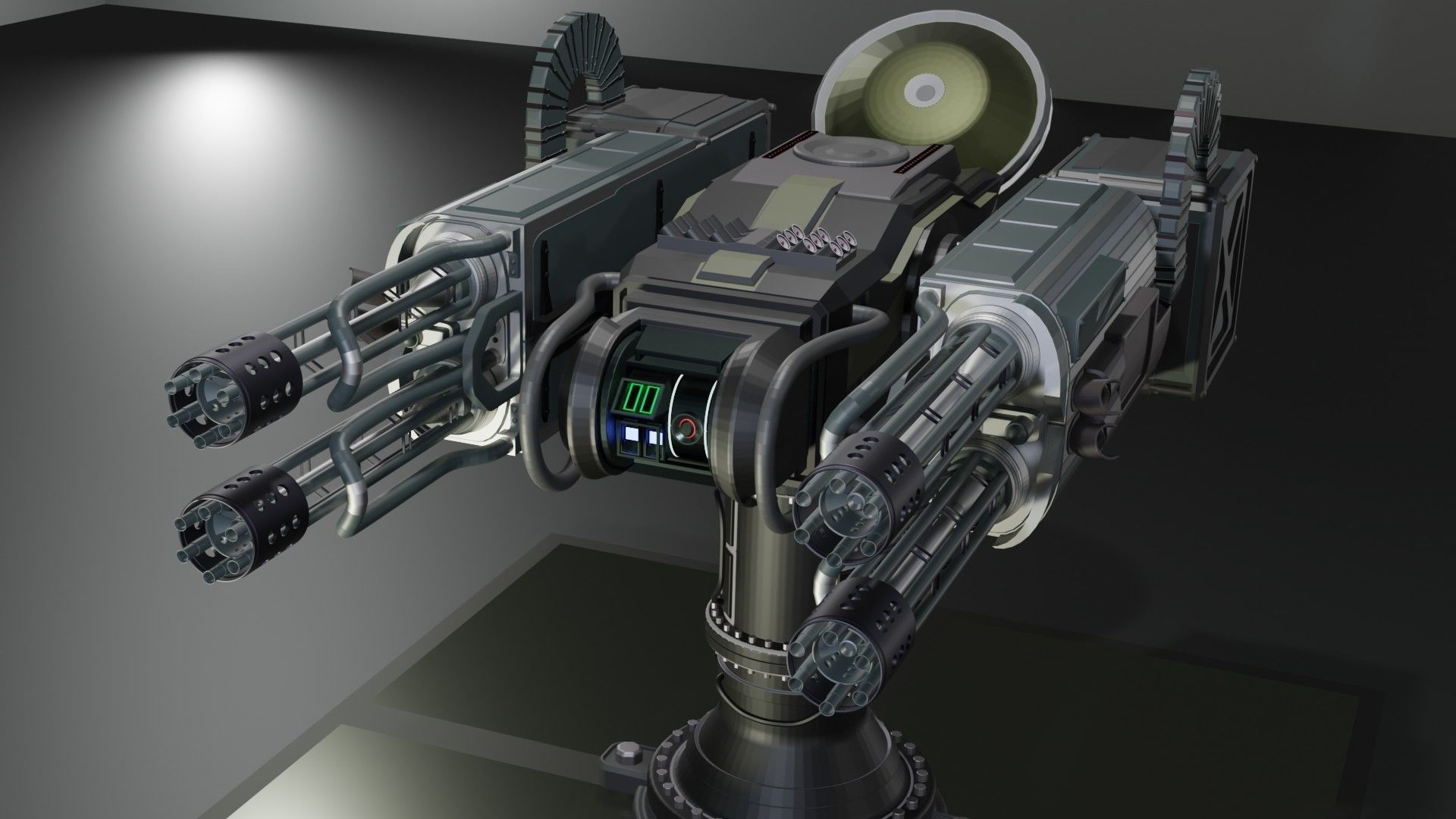 Launchers Anti-aircraft installation Missile complex 3D Model Collection_40