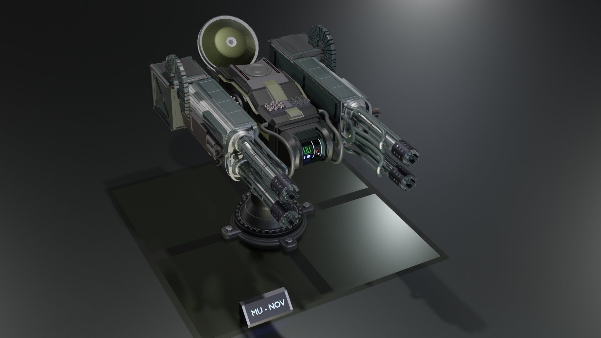 Launchers Anti-aircraft installation Missile complex 3D Model Collection_42