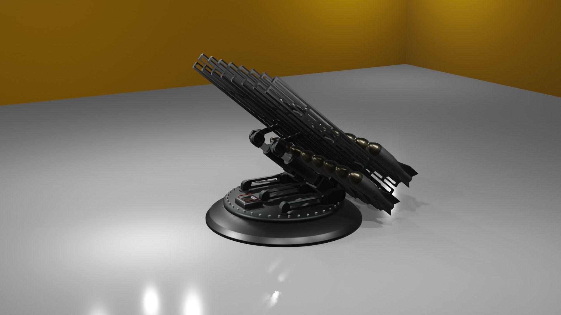 Launchers Anti-aircraft installation Missile complex 3D Model Collection_55