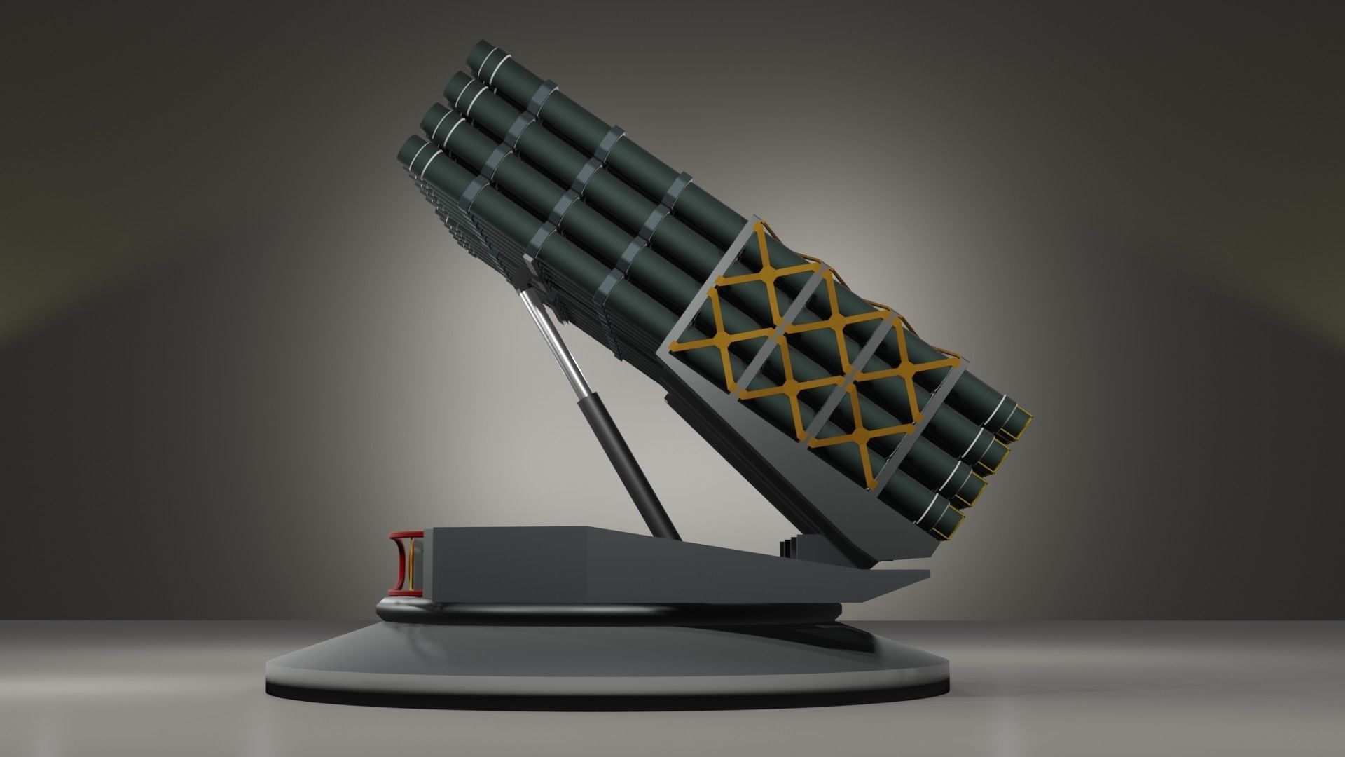 Launchers Anti-aircraft installation Missile complex 3D Model Collection_19