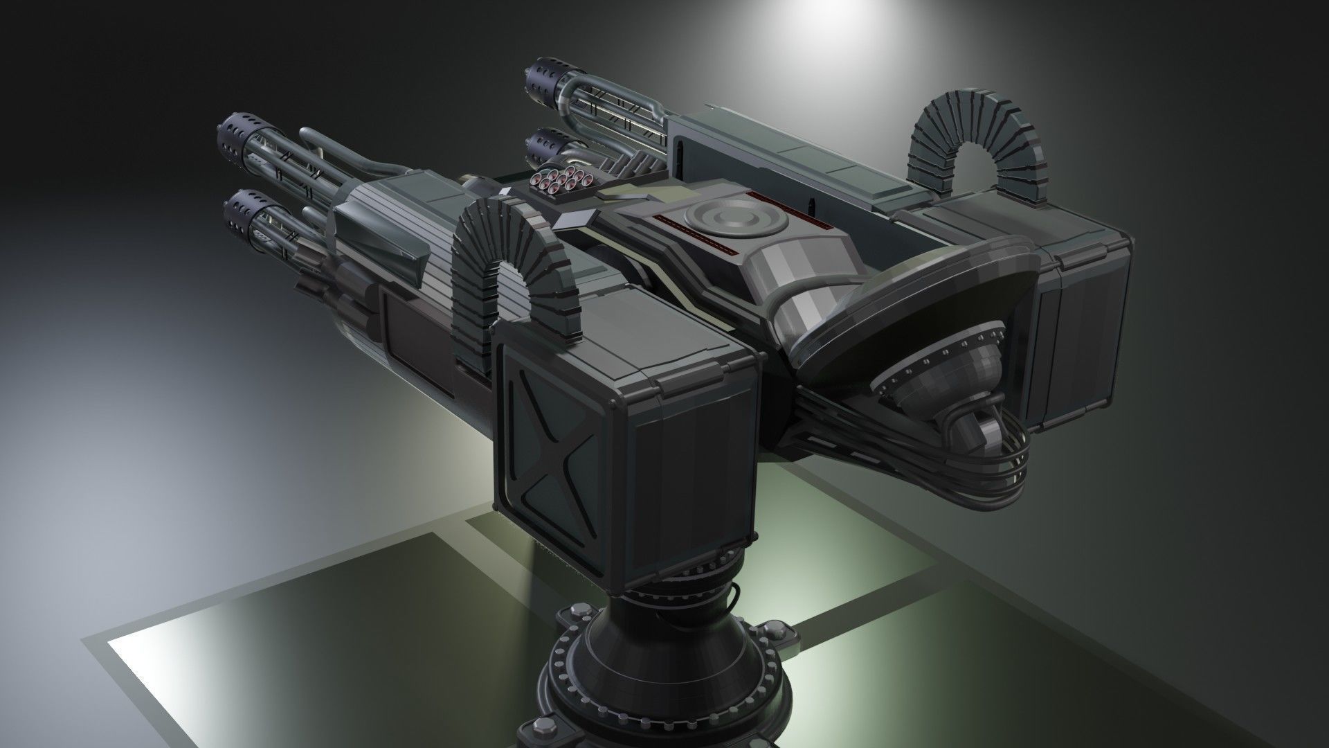 Launchers Anti-aircraft installation Missile complex 3D Model Collection_43