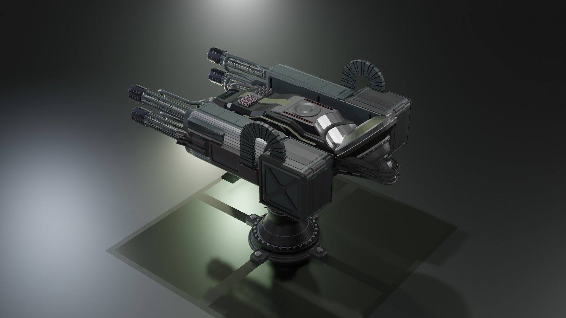 Launchers Anti-aircraft installation Missile complex 3D Model Collection_37