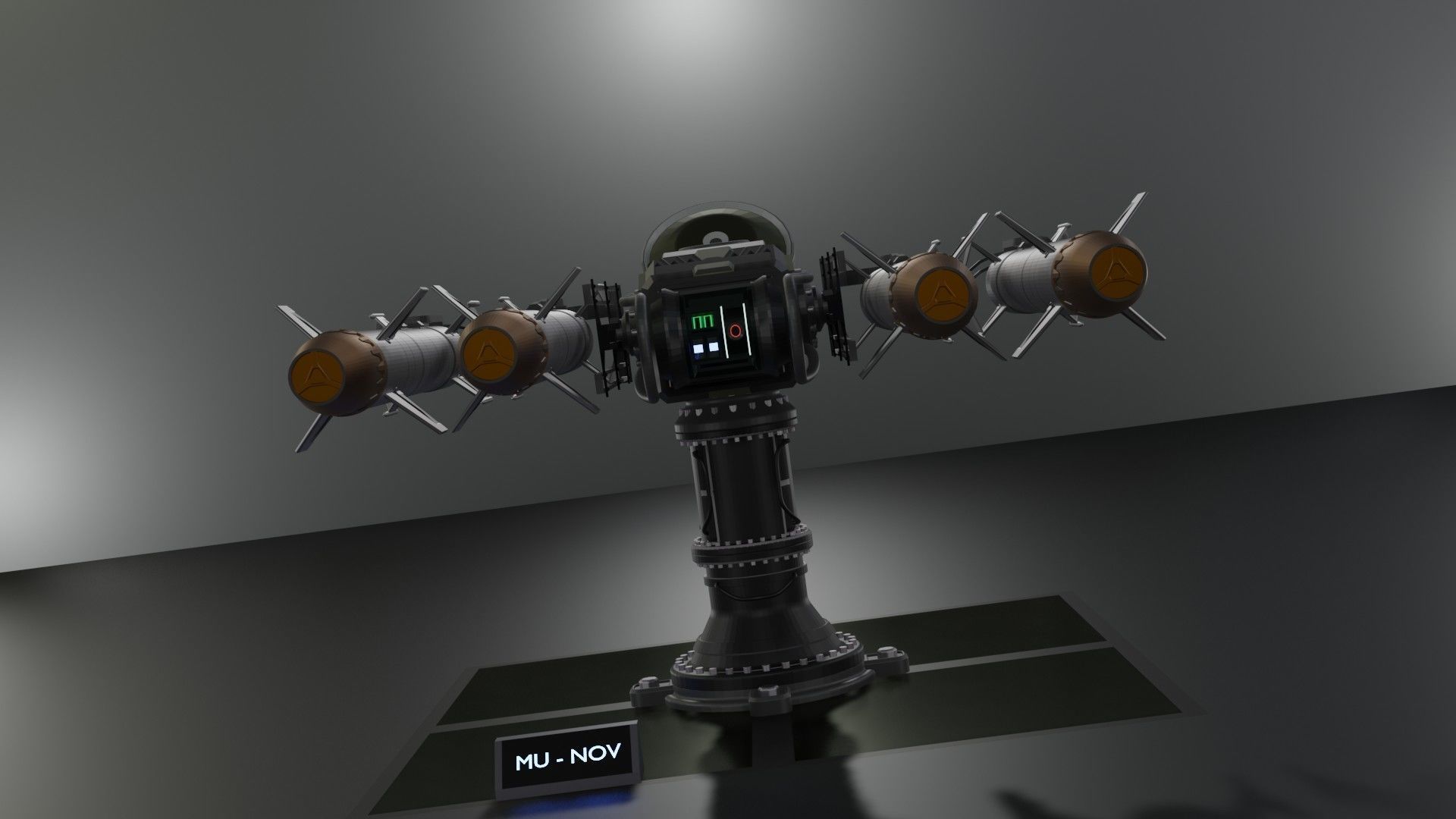 Launchers Anti-aircraft installation Missile complex 3D Model Collection_69